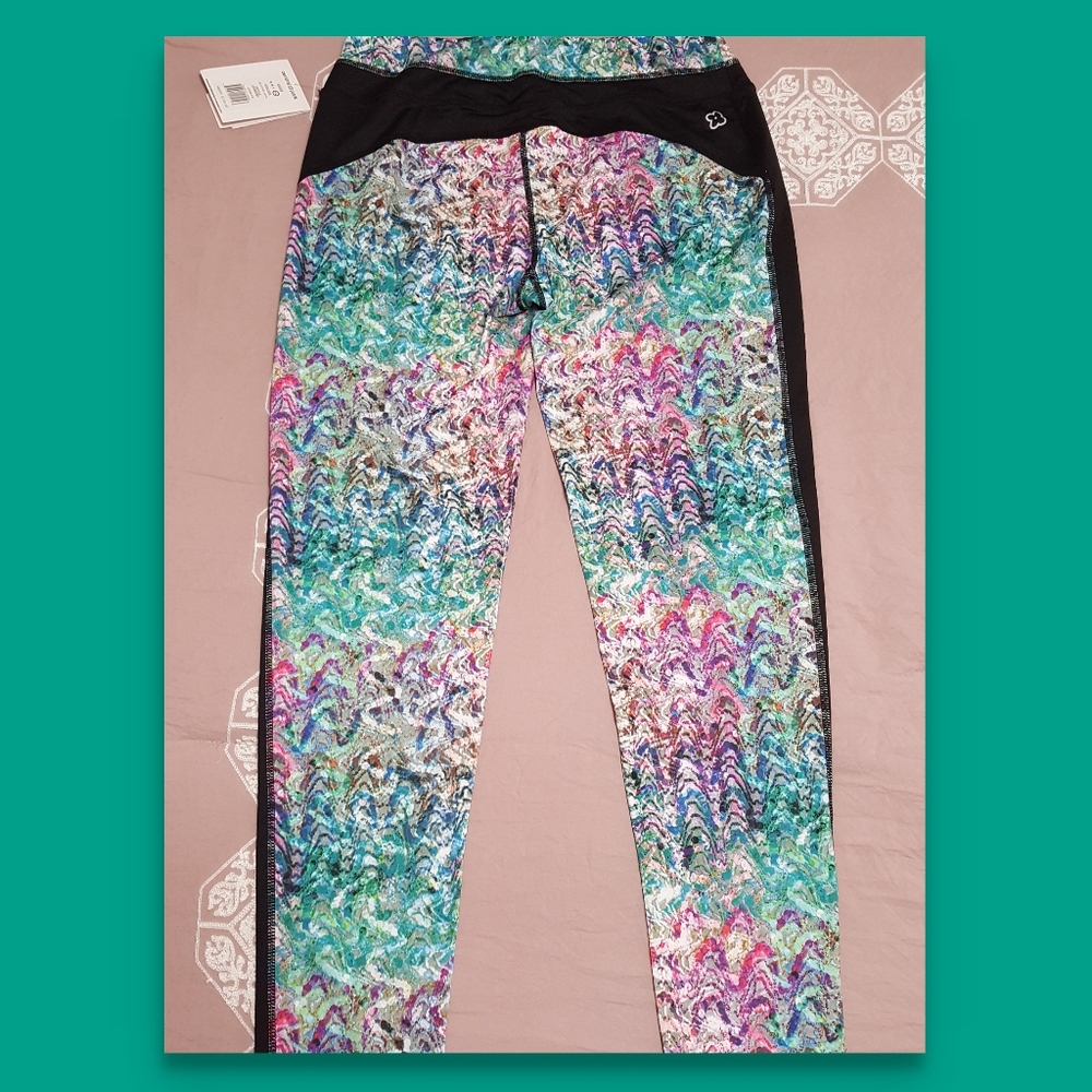 New - Central Park Active Wear Multi-Color Yoga - Picture 6 of 8